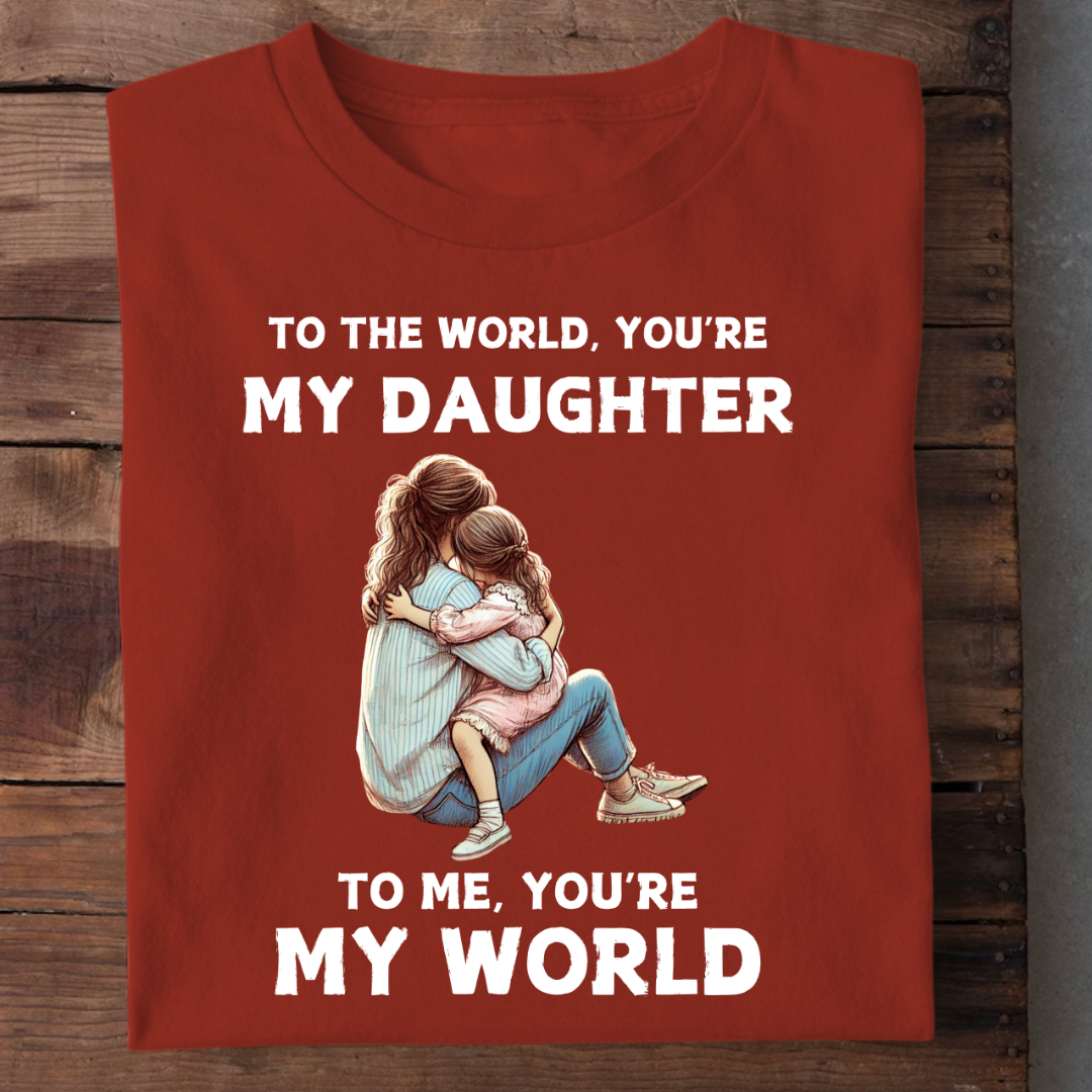 MY DAUGHTER IS MY WORLD - MOM DAUGHTER