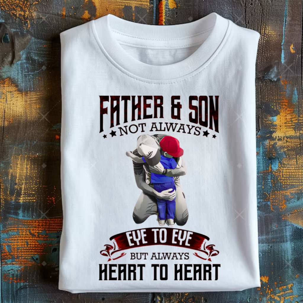 FATHER SON ALWAYS HEART TO HEART