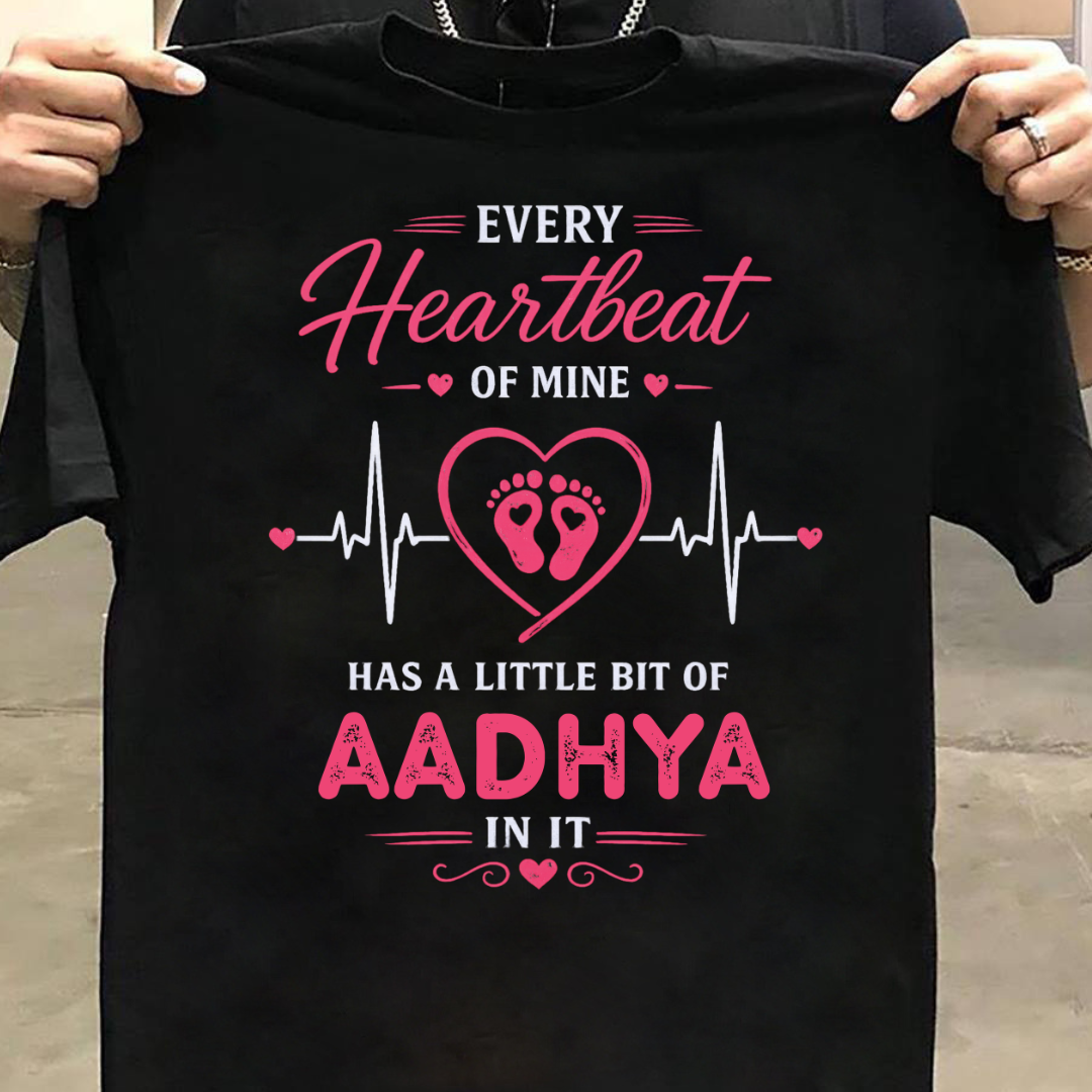 MY HEARTBEAT CUSTOMIZED TEE