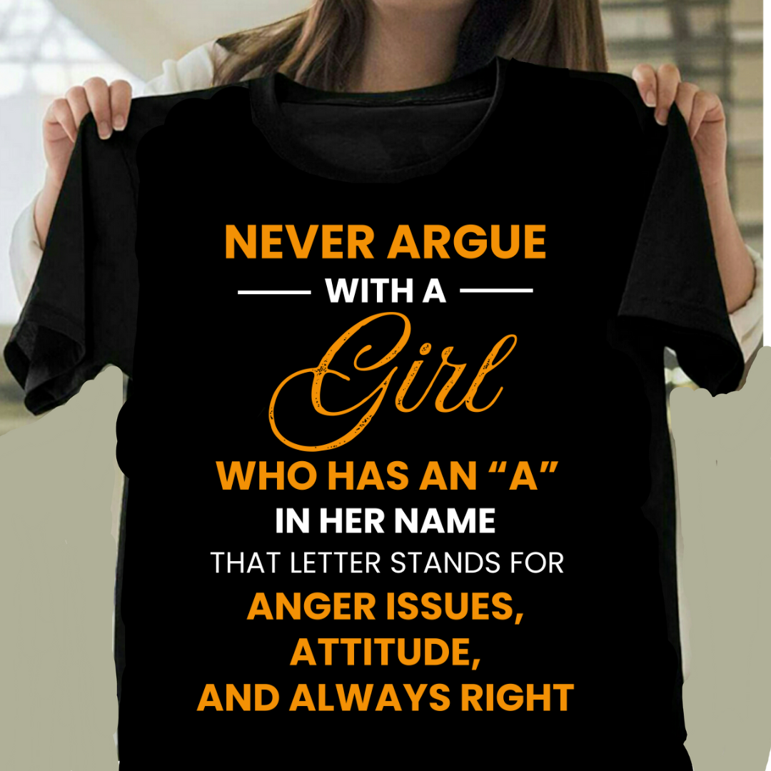 NEVER ARGUE