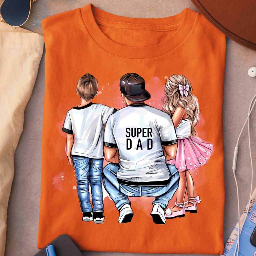 SUPER DAD SON DAUGHTER