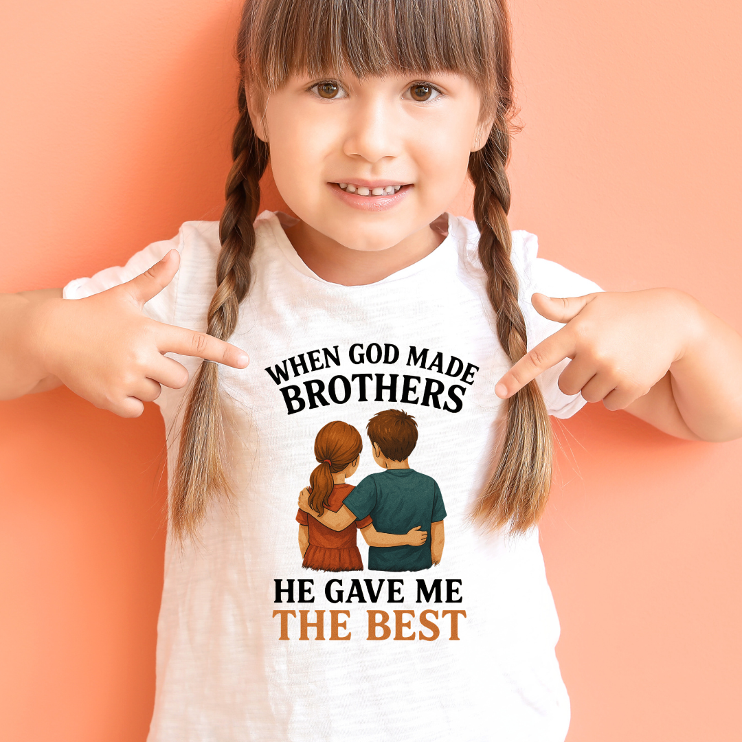 BEST BROTHER - GIRL KID TEE