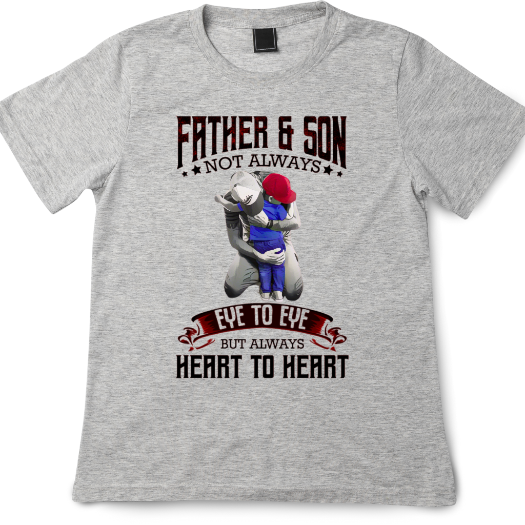FATHER SON ALWAYS HEART TO HEART