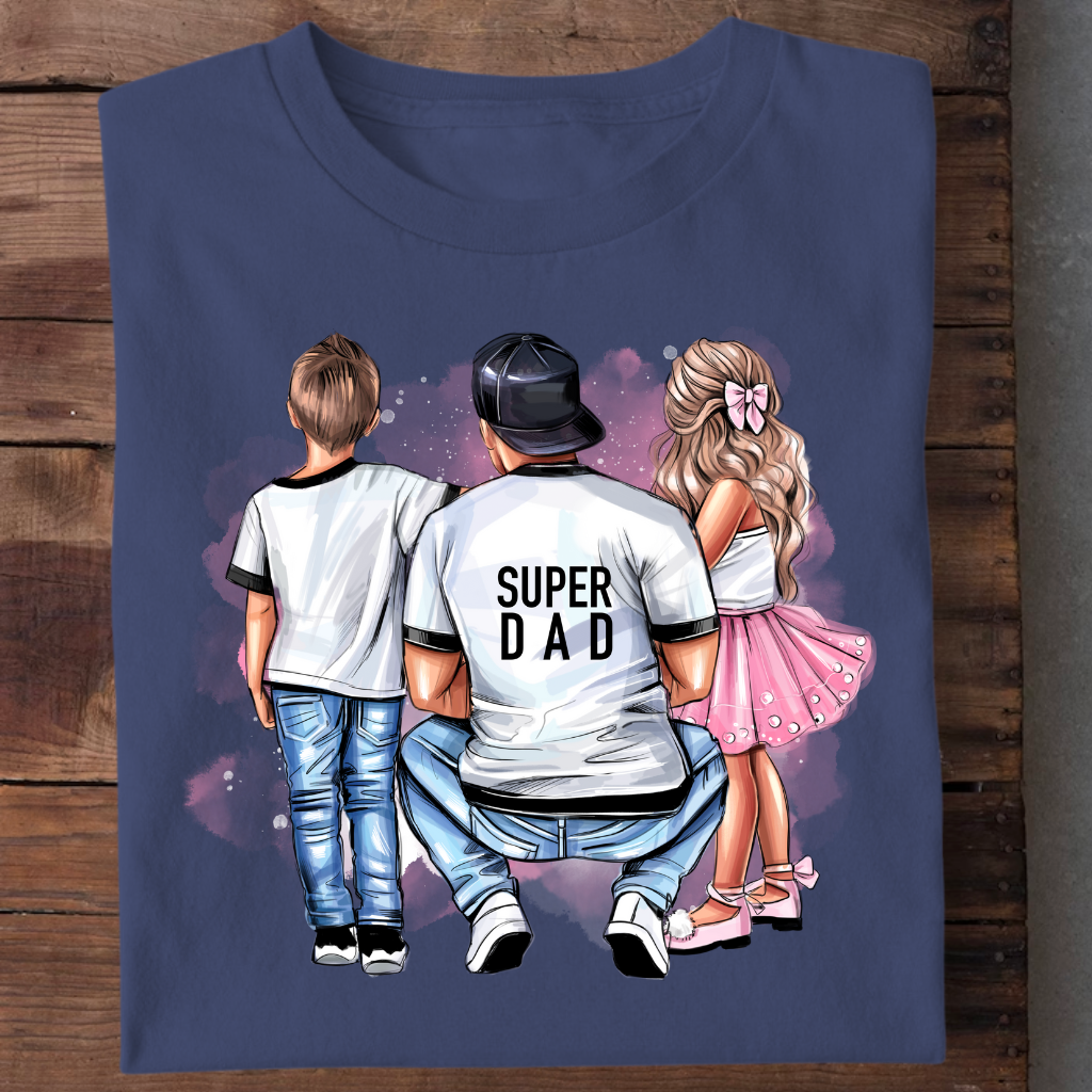 SUPER DAD SON DAUGHTER