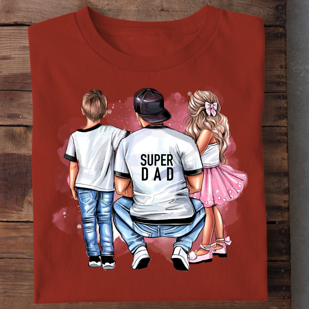 SUPER DAD SON DAUGHTER