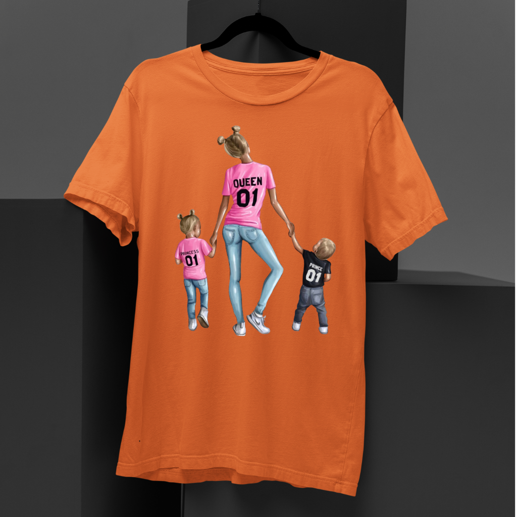 MOM QUEEN WITH SON DAUGHTER