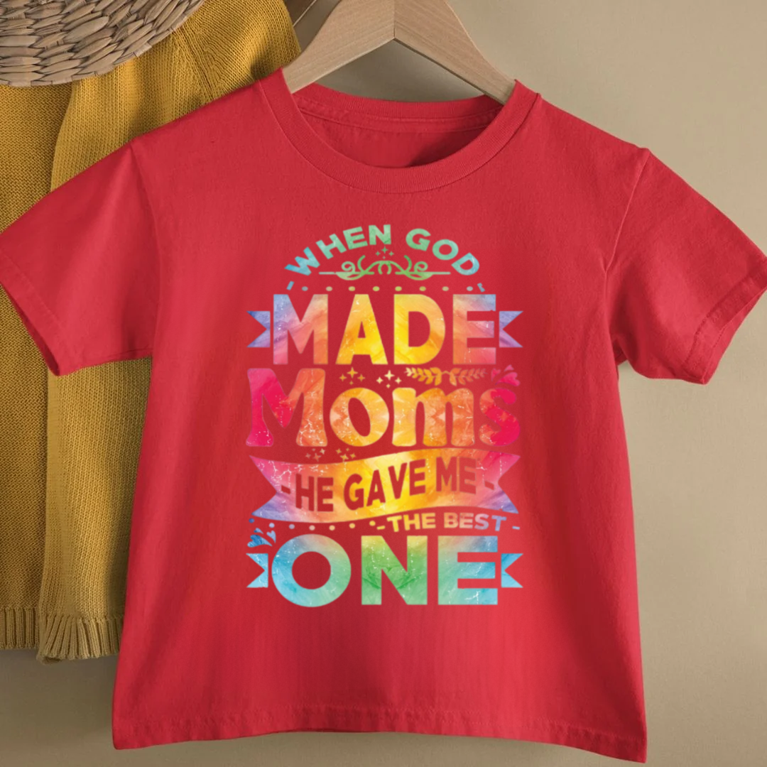 THE BEST MOM KIDS SHIRT
