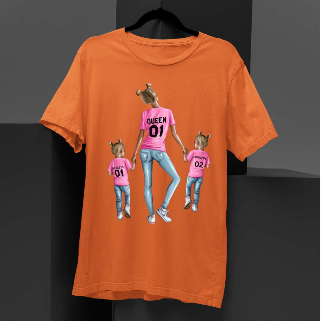 MOM QUEEN WITH TWO DAUGHTERS