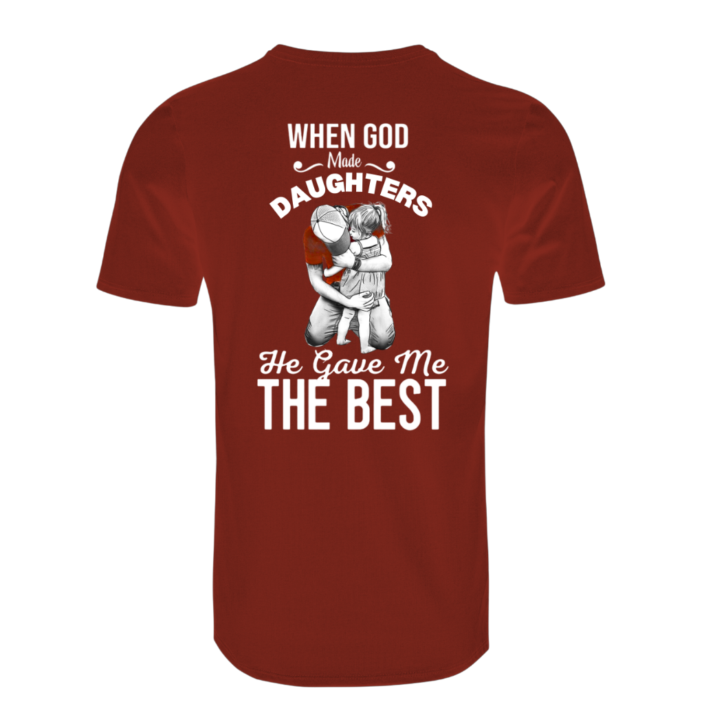 DAD DAUGHTER HE GAVE THE BEST - BACK PRINT