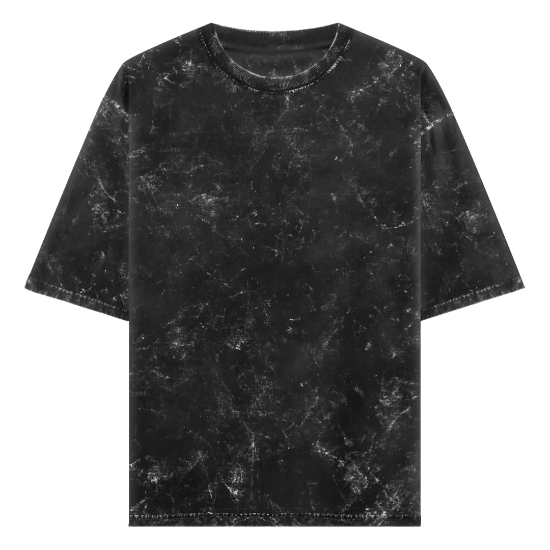 MY TRAINER - ACID WASH OVERSIZE TEE (BACK PRINT)