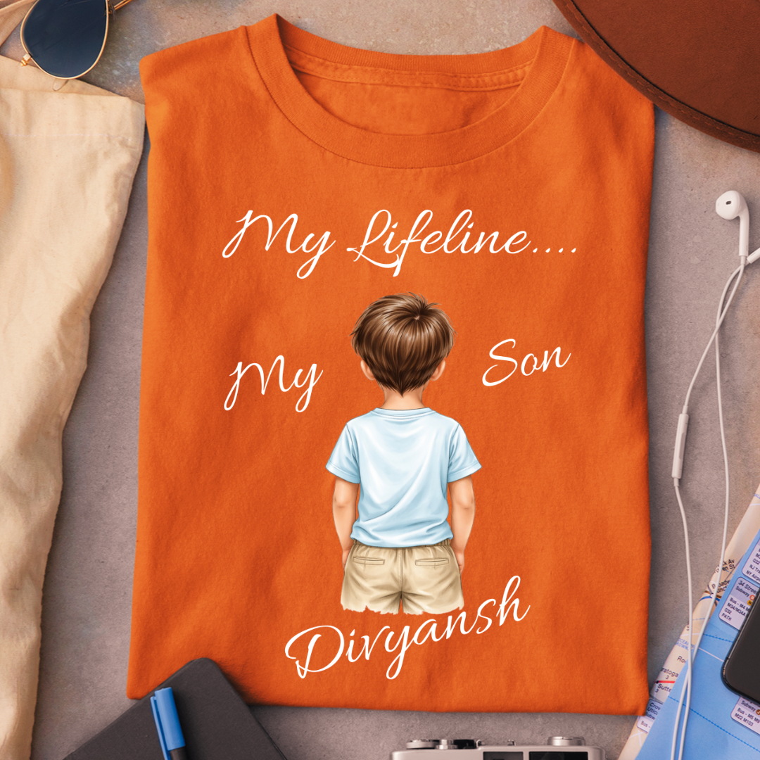 MY SON MY LIFELINE CUSTOMIZED TEE
