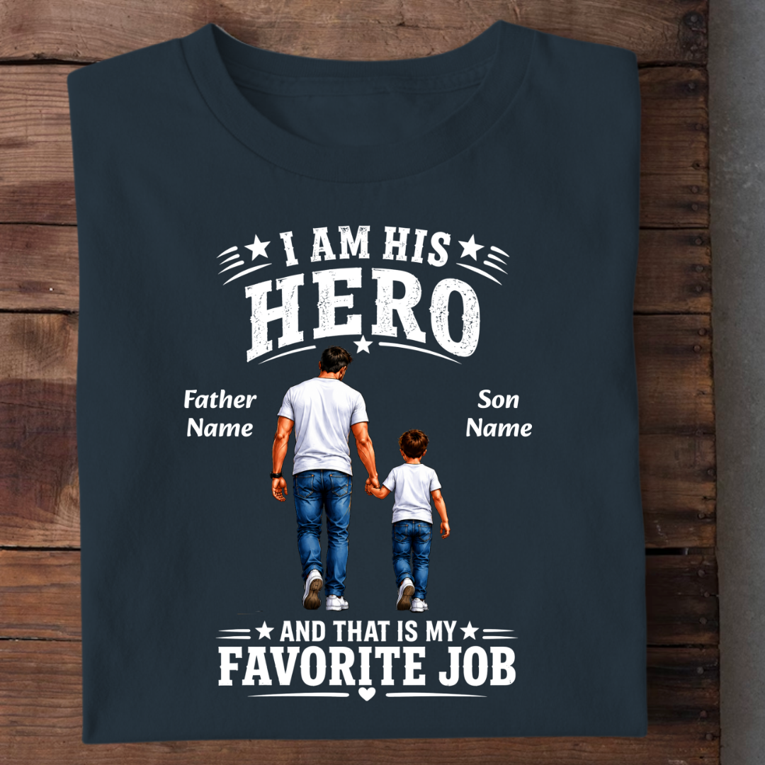 HIS HERO CUSTOMIZED TEE