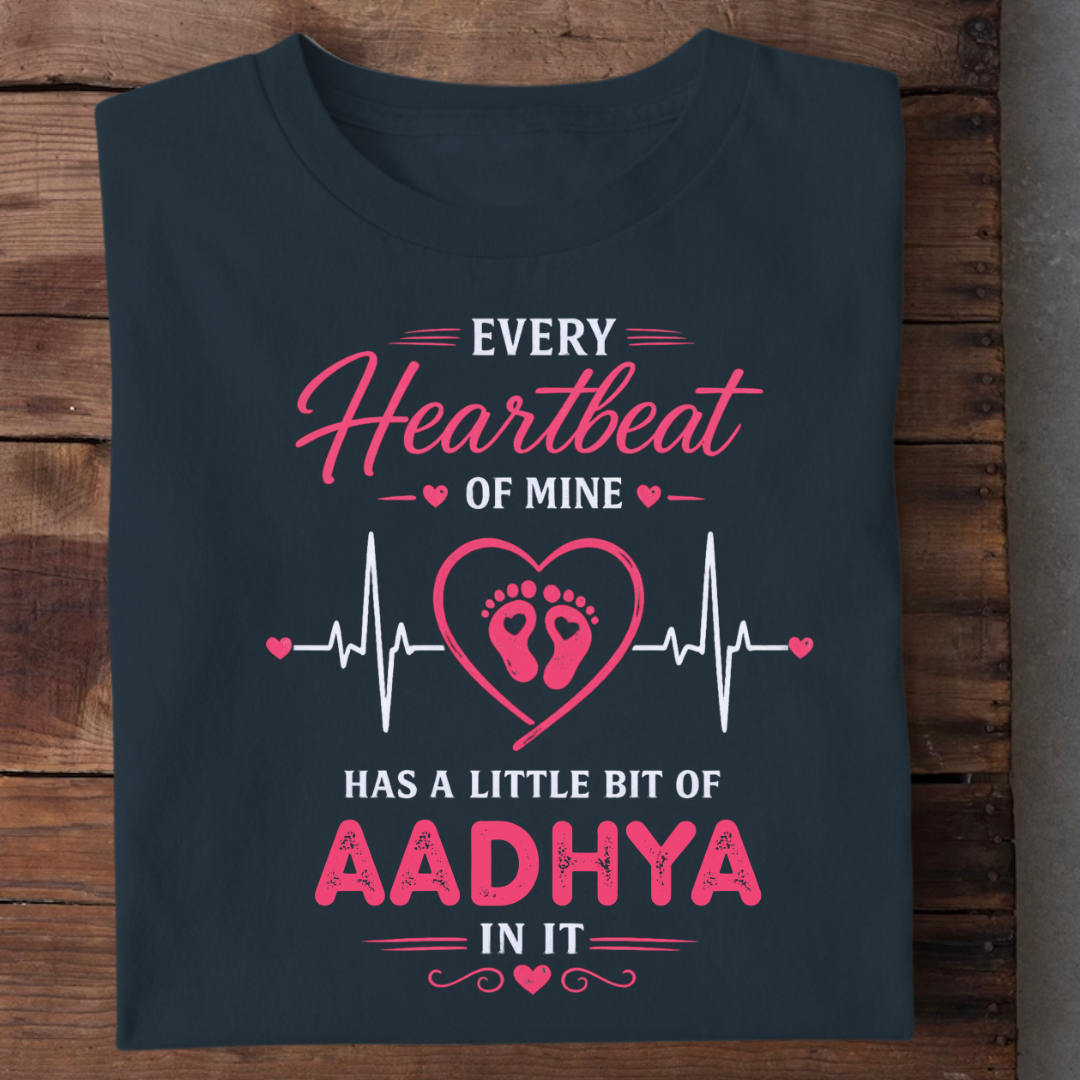 MY HEARTBEAT CUSTOMIZED TEE