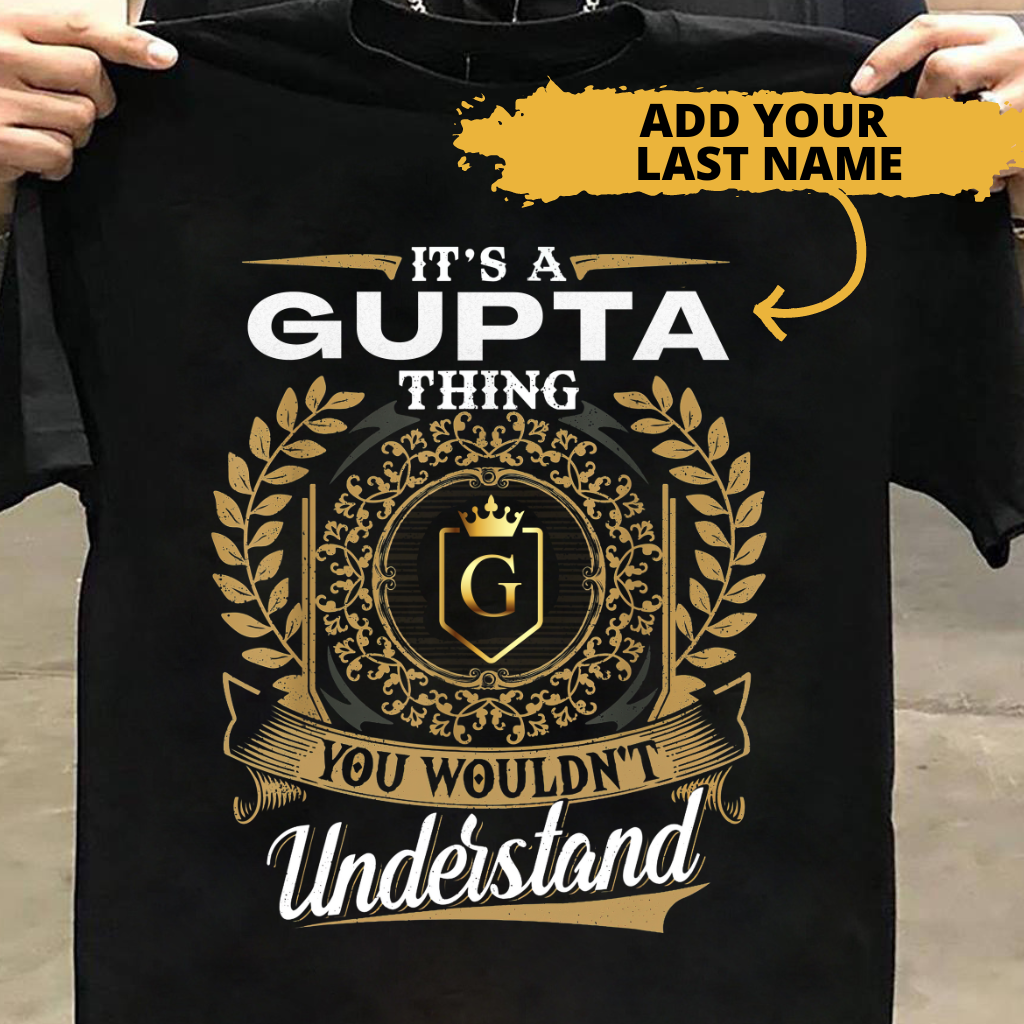 LAST NAME CUSTOMIZED SHIRT