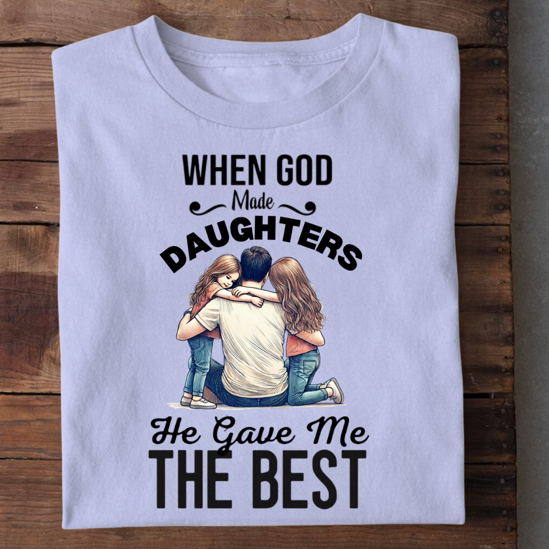 GOD GAVE ME TWO BEST DAUGHTERS