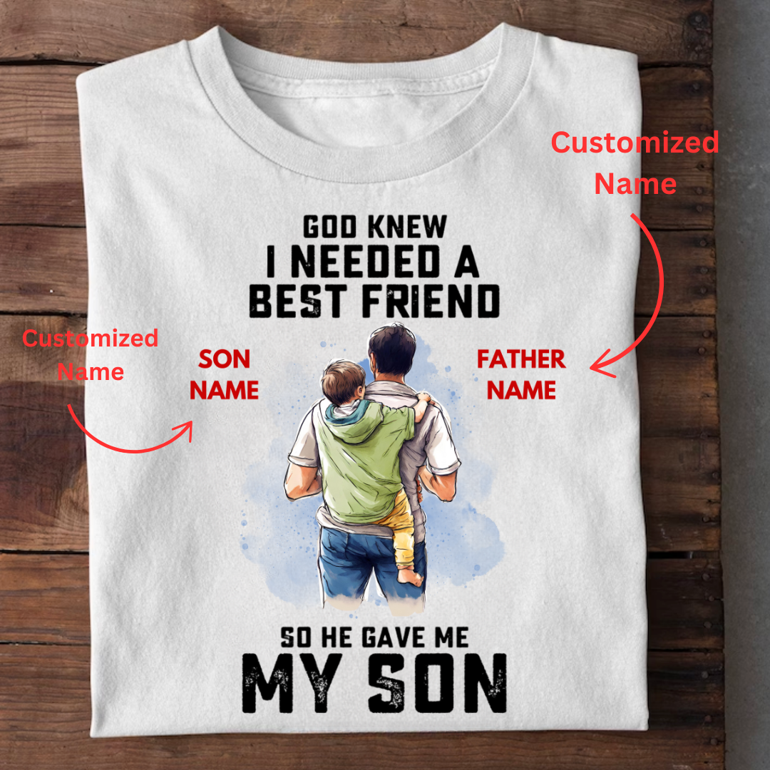 HE GAVE ME MY SON CUSTOMIZED SHIRT