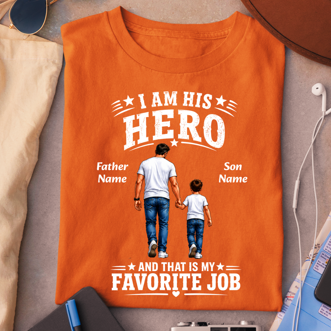 HIS HERO CUSTOMIZED TEE