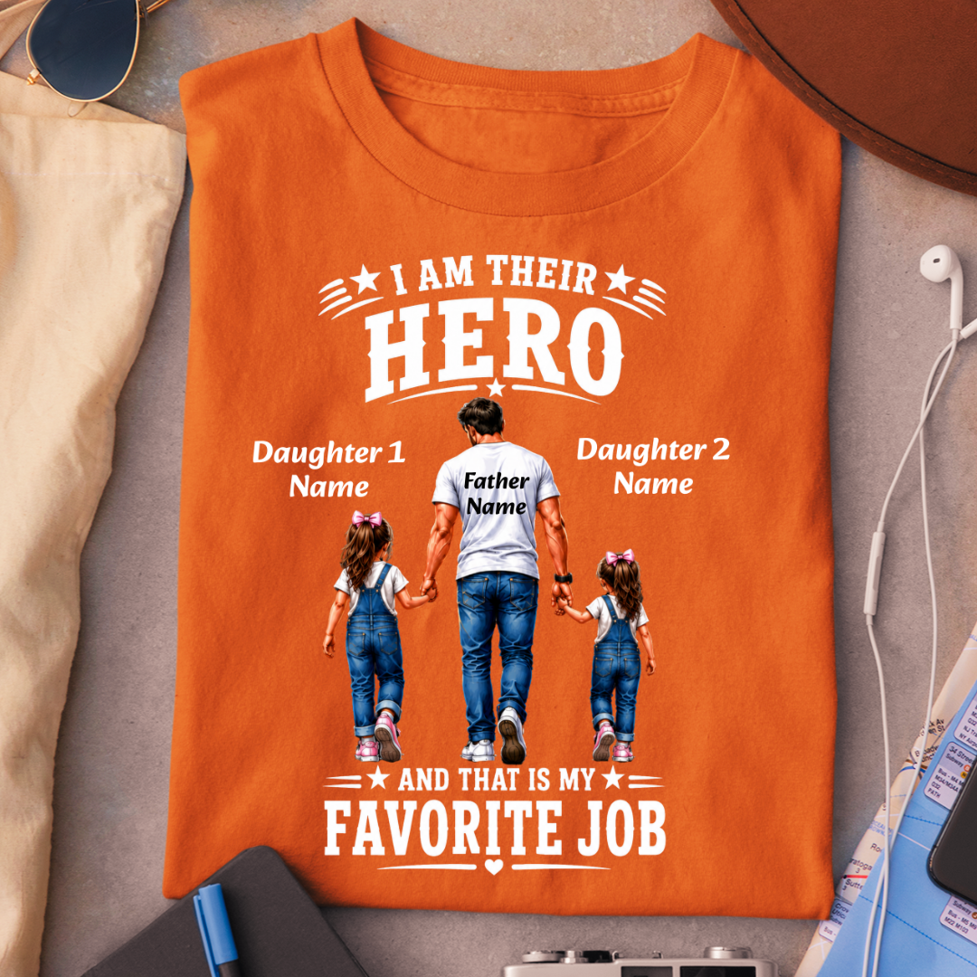 DAUGHTERS HERO CUSTOMIZED TEE