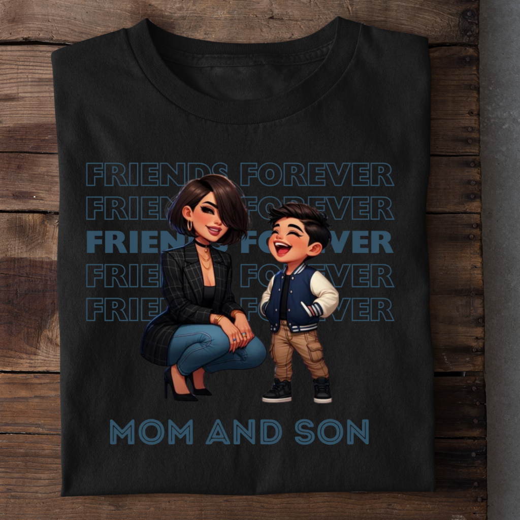 MOM SON FRIENDS FOREVER