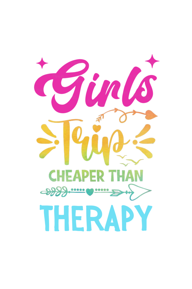 GIRLS TRIP CHEAPER THAN THERAPY - GIRL CHILD SHIRT