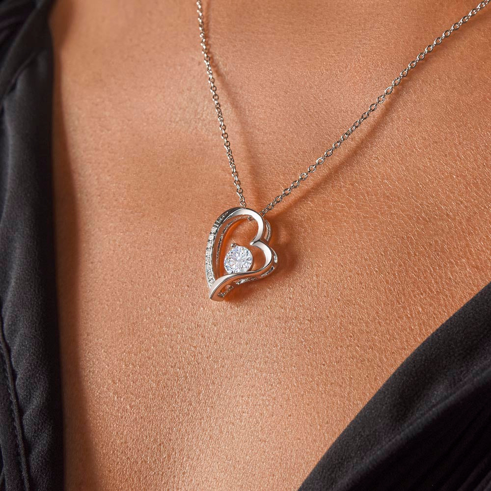 मेरी प्यारी पत्नी ❤️ – Heartfelt Necklace Gift Card for Wife