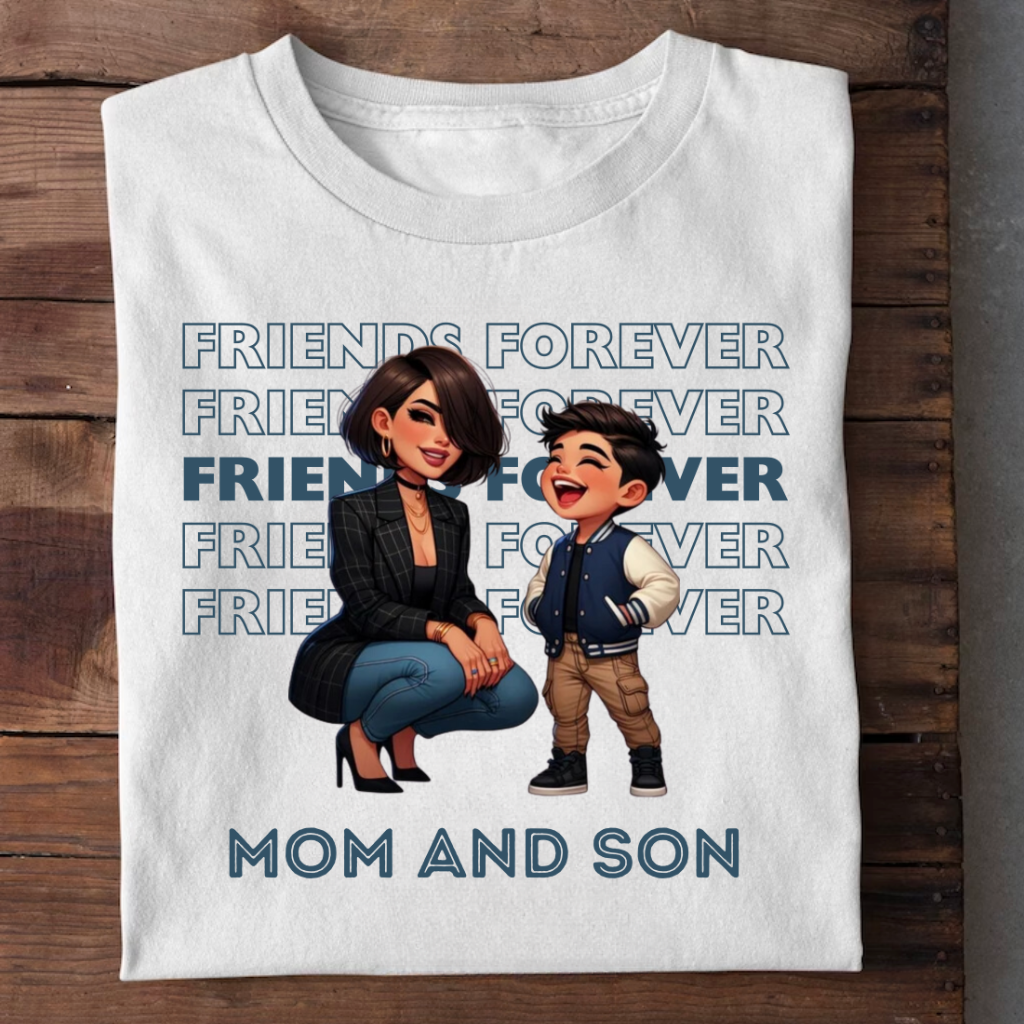 MOM SON FRIENDS FOREVER