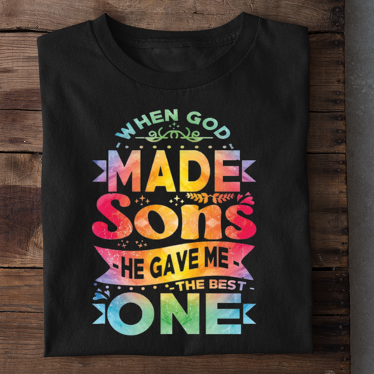 WHEN GOD MADE SONS GAVE BEST