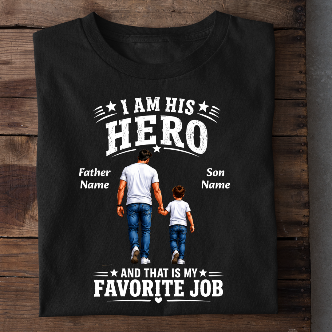 HIS HERO CUSTOMIZED TEE