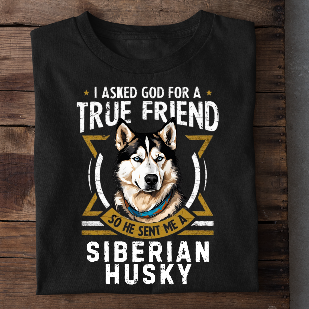 TRUE FRIEND SIBERIAN HUSKY