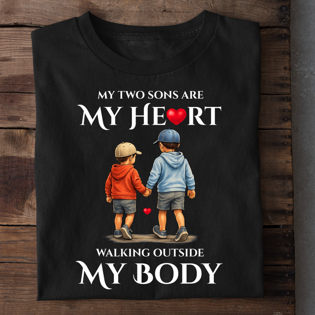 MY TWO SONS MY HEART OUTSIDE