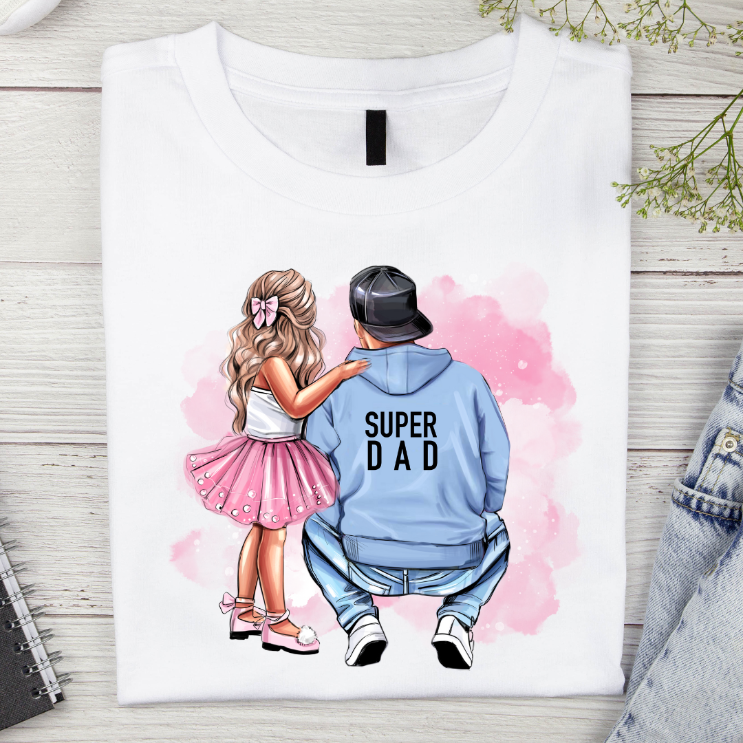 SUPER DAD WITH DAUGHTER