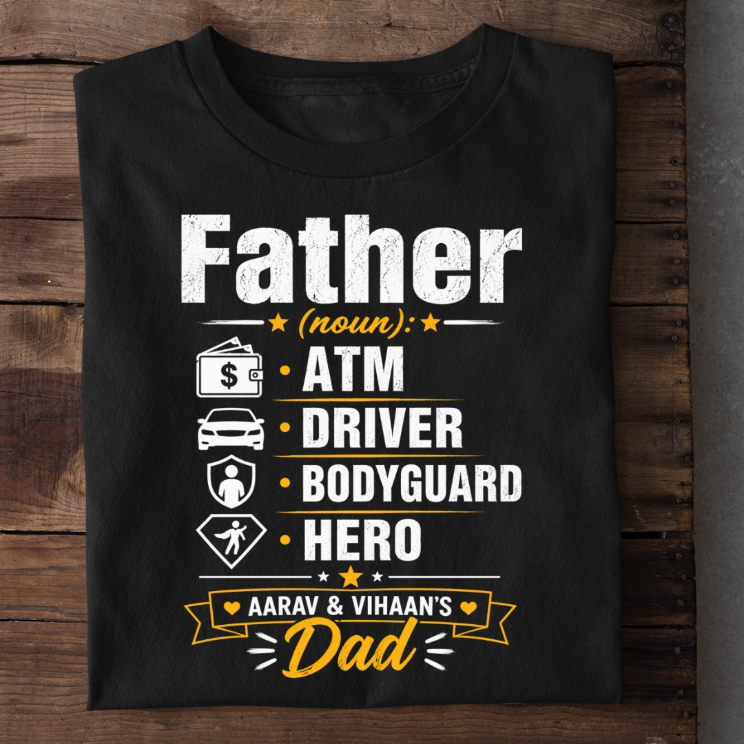 FATHER DEFINITION CUSTOMIZED TEE