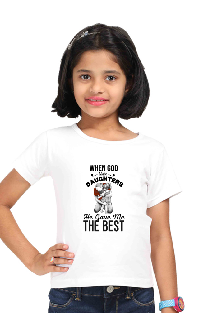 DAD DAUGHTER HE GAVE BEST - DAUGHTER SHIRT
