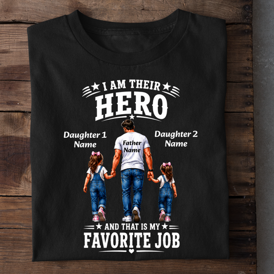 DAUGHTERS HERO CUSTOMIZED TEE