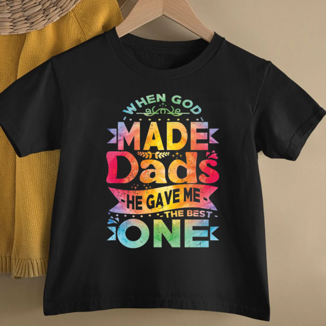 THE BEST DAD KIDS SHIRT