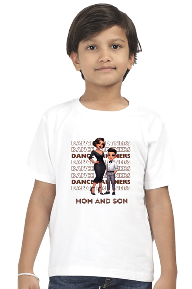 MOM SON DANCE PARTNERS KIDS SHIRT