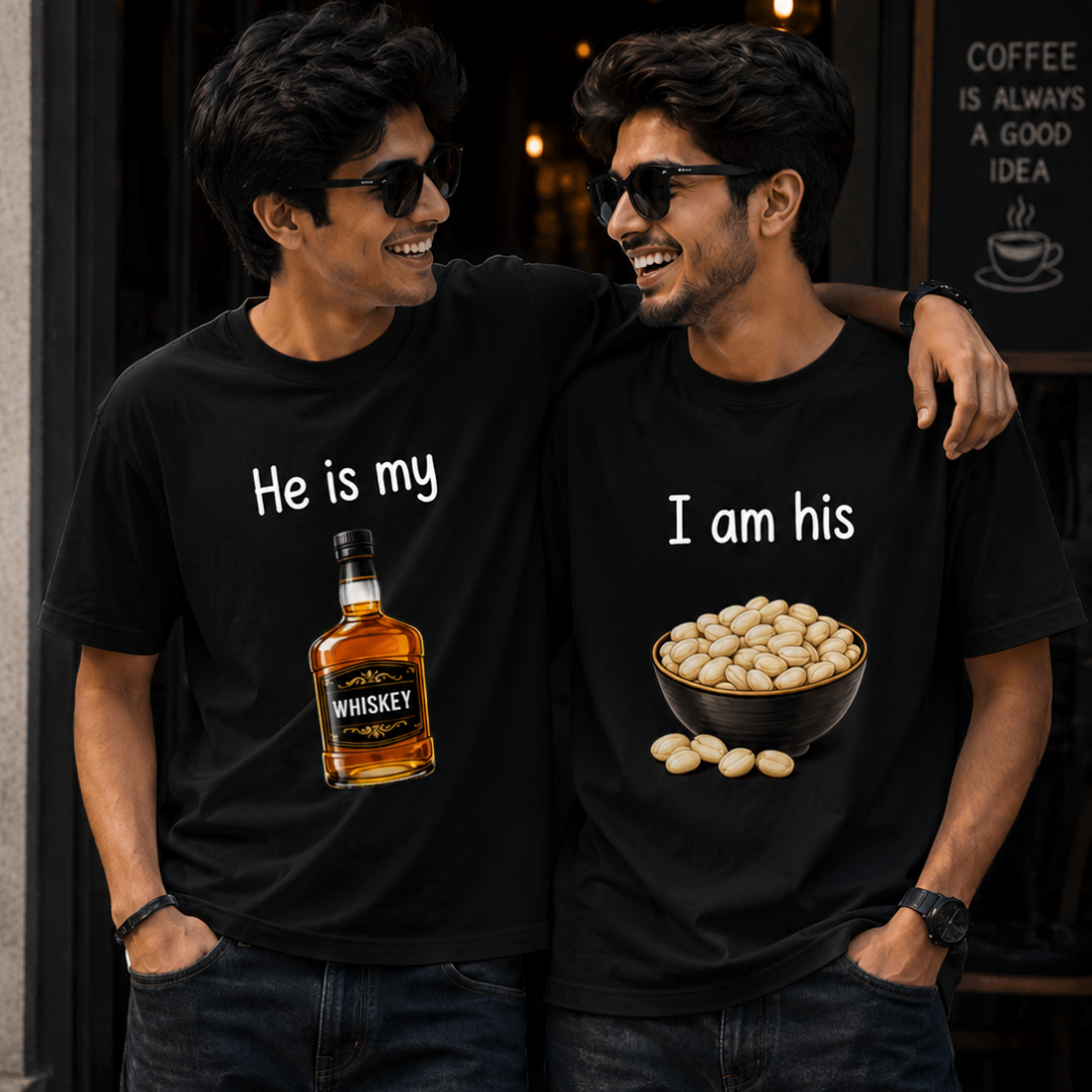 WHISKEY PEANUT TEE (2 T-shirt COMBO)