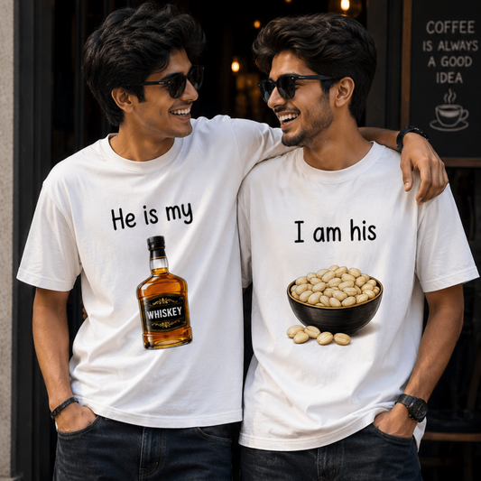 WHISKEY PEANUT TEE (2 T-shirt COMBO)