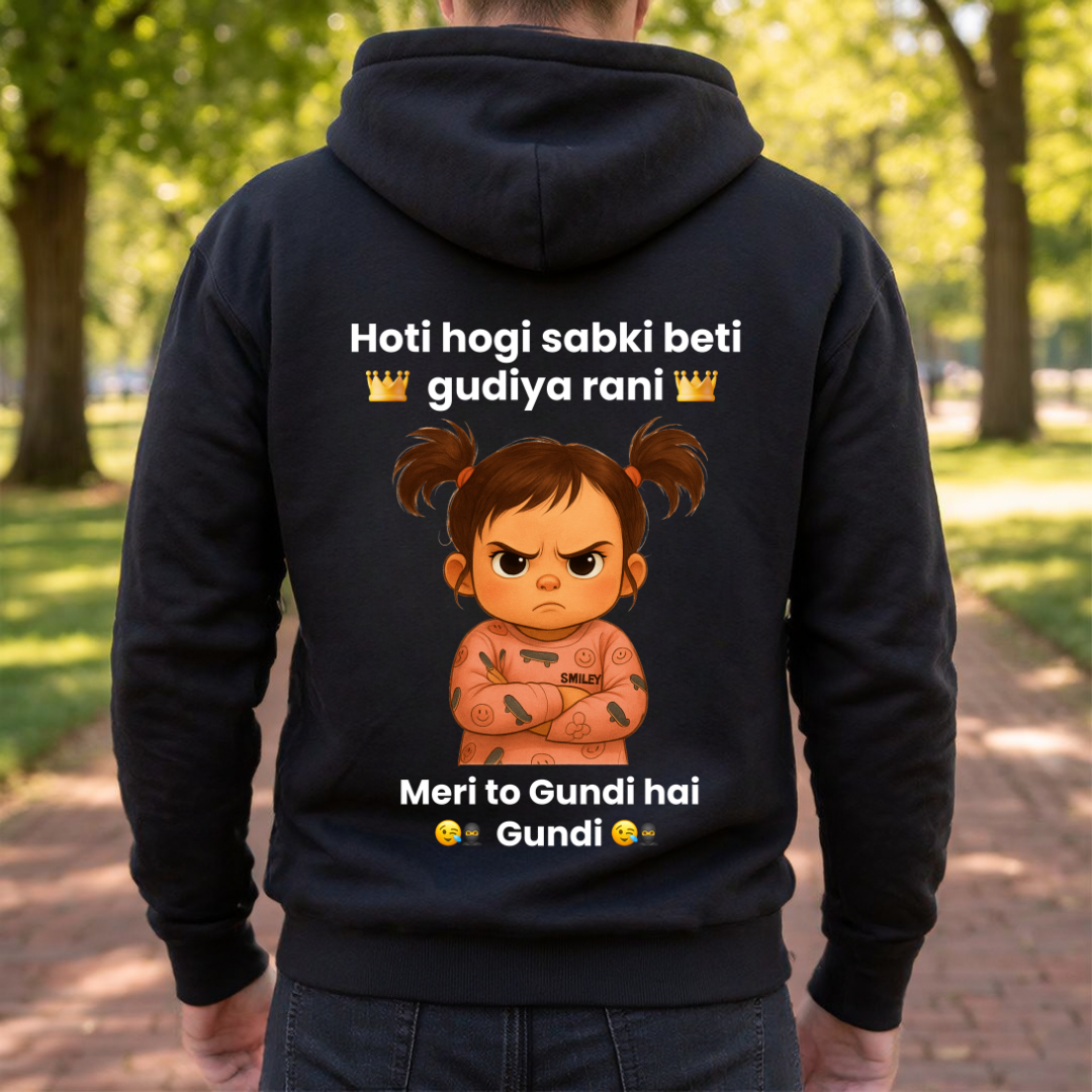 GUDIYA RANI BACK PRINT HOODIE