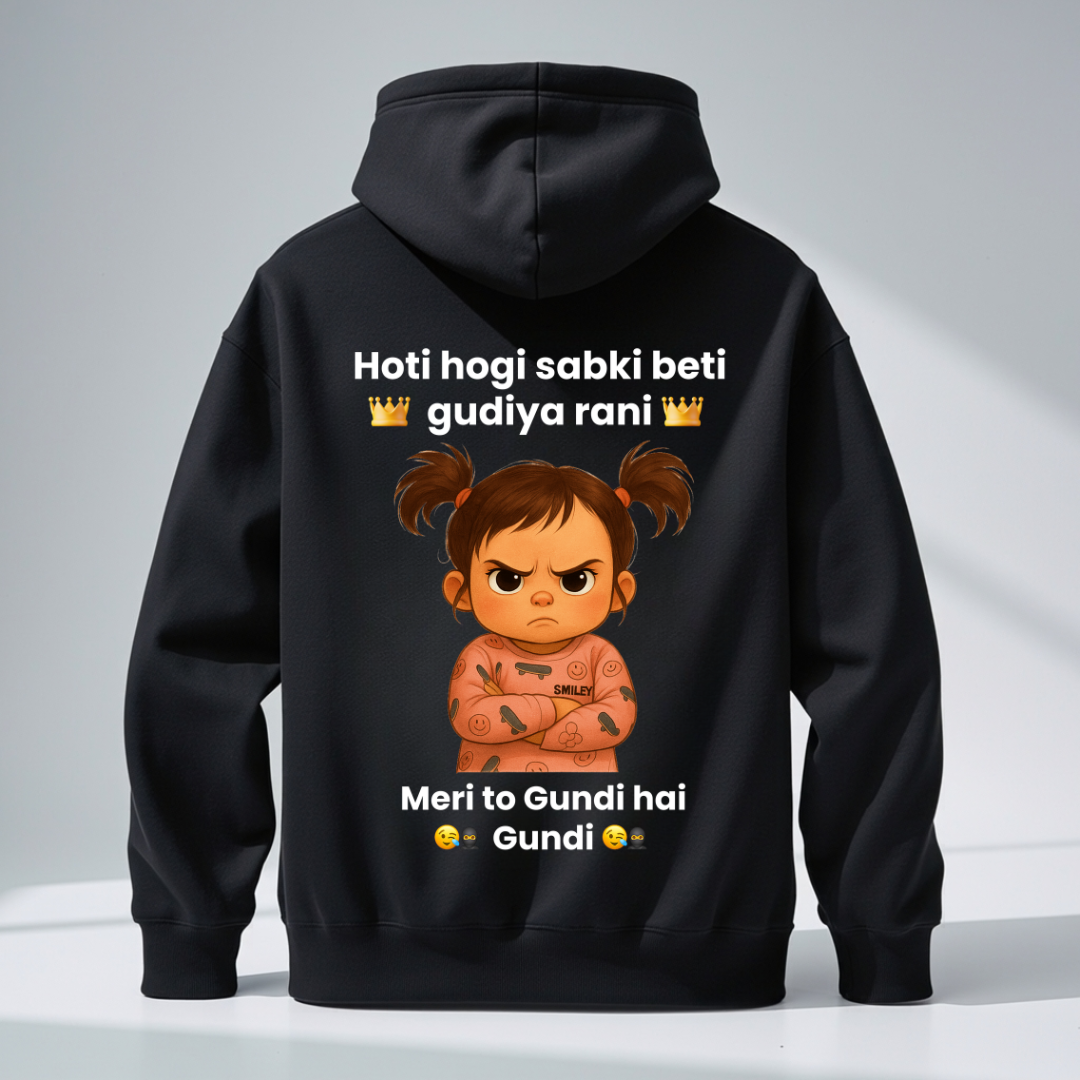 GUDIYA RANI BACK PRINT HOODIE