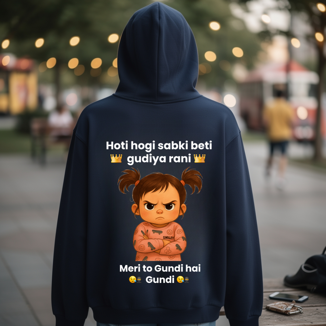 GUDIYA RANI BACK PRINT HOODIE