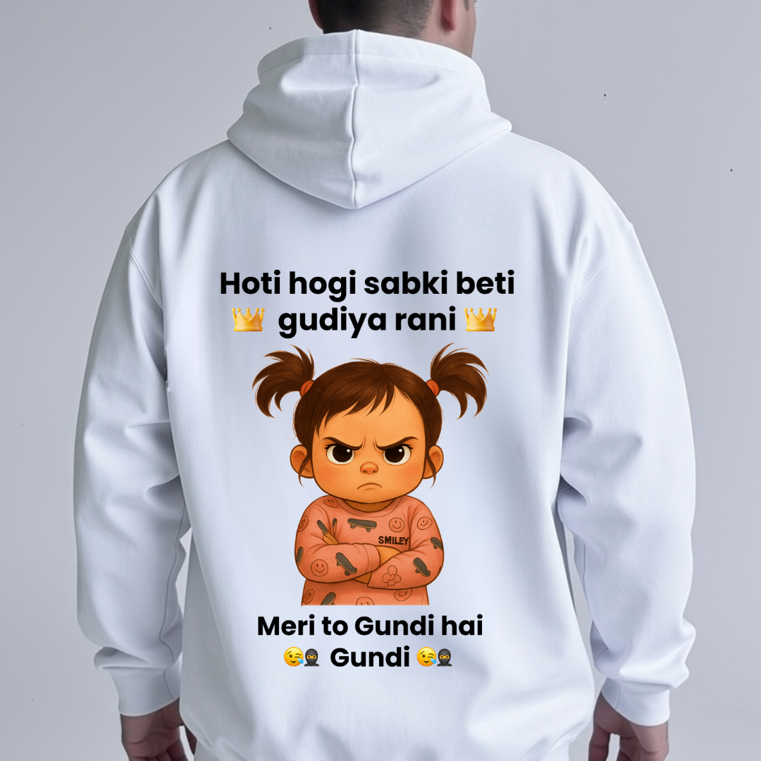 GUDIYA RANI BACK PRINT HOODIE