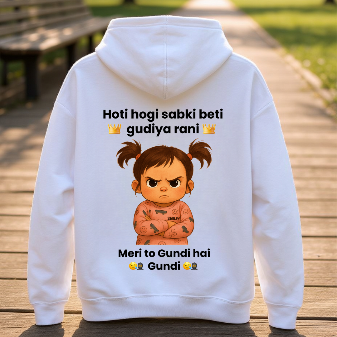 GUDIYA RANI BACK PRINT HOODIE