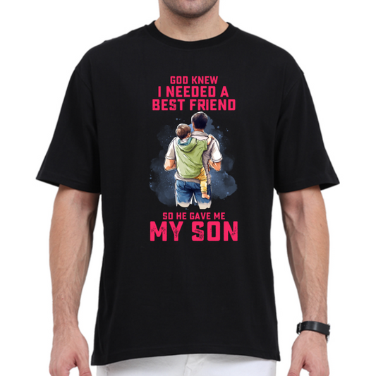 GAVE ME MY SON OVERSIZE SHIRT