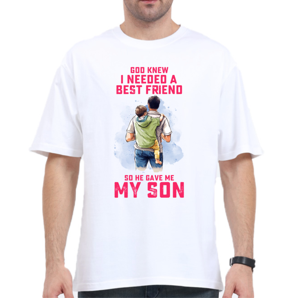 GAVE ME MY SON OVERSIZE SHIRT