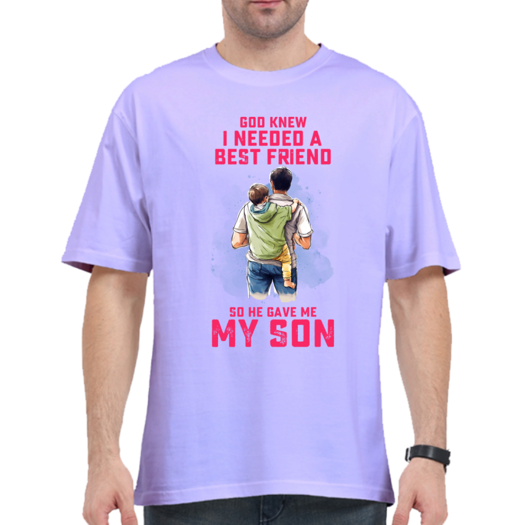 GAVE ME MY SON OVERSIZE SHIRT