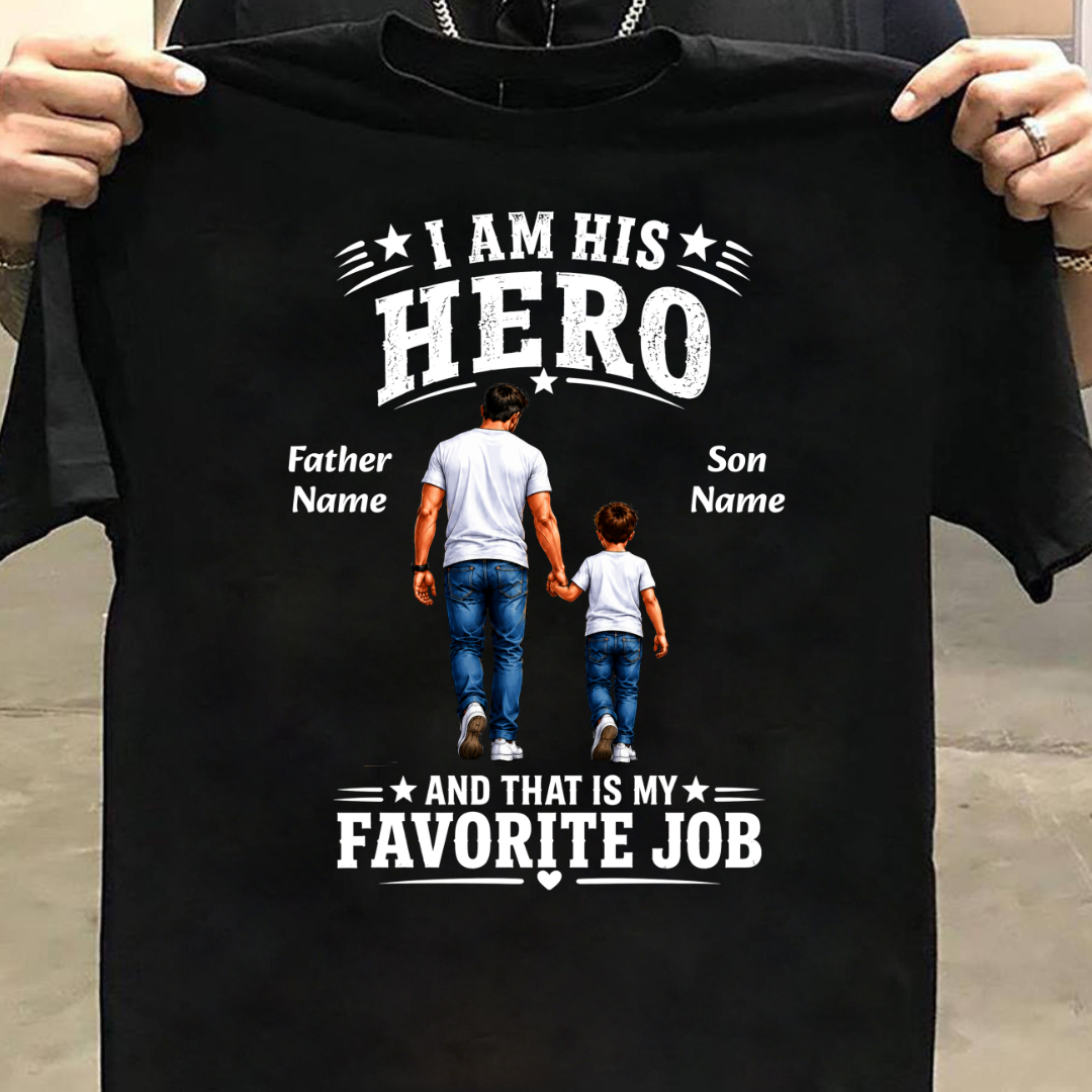 HIS HERO CUSTOMIZED TEE