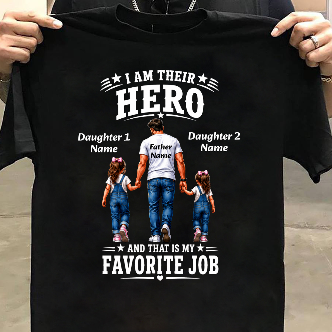DAUGHTERS HERO CUSTOMIZED TEE
