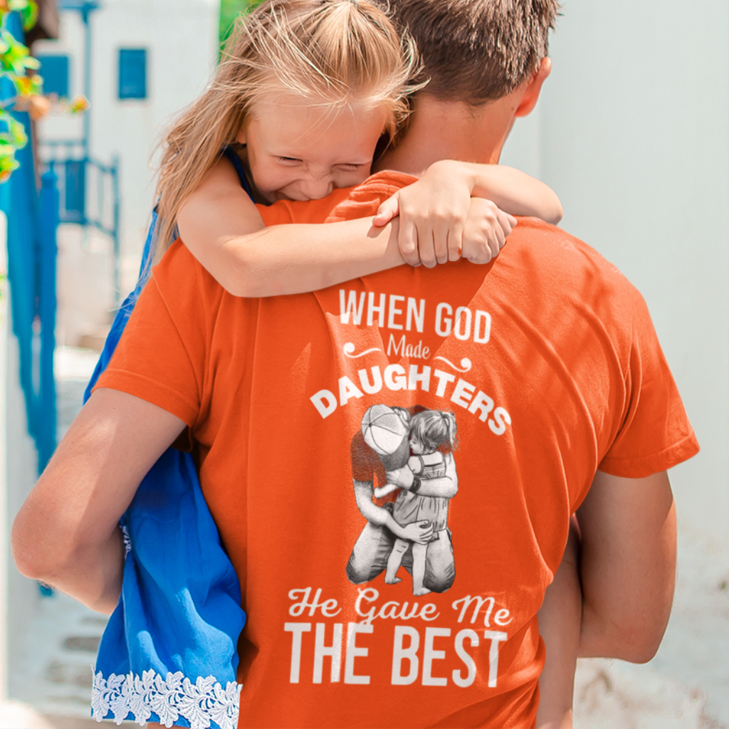 DAD DAUGHTER HE GAVE THE BEST - BACK PRINT