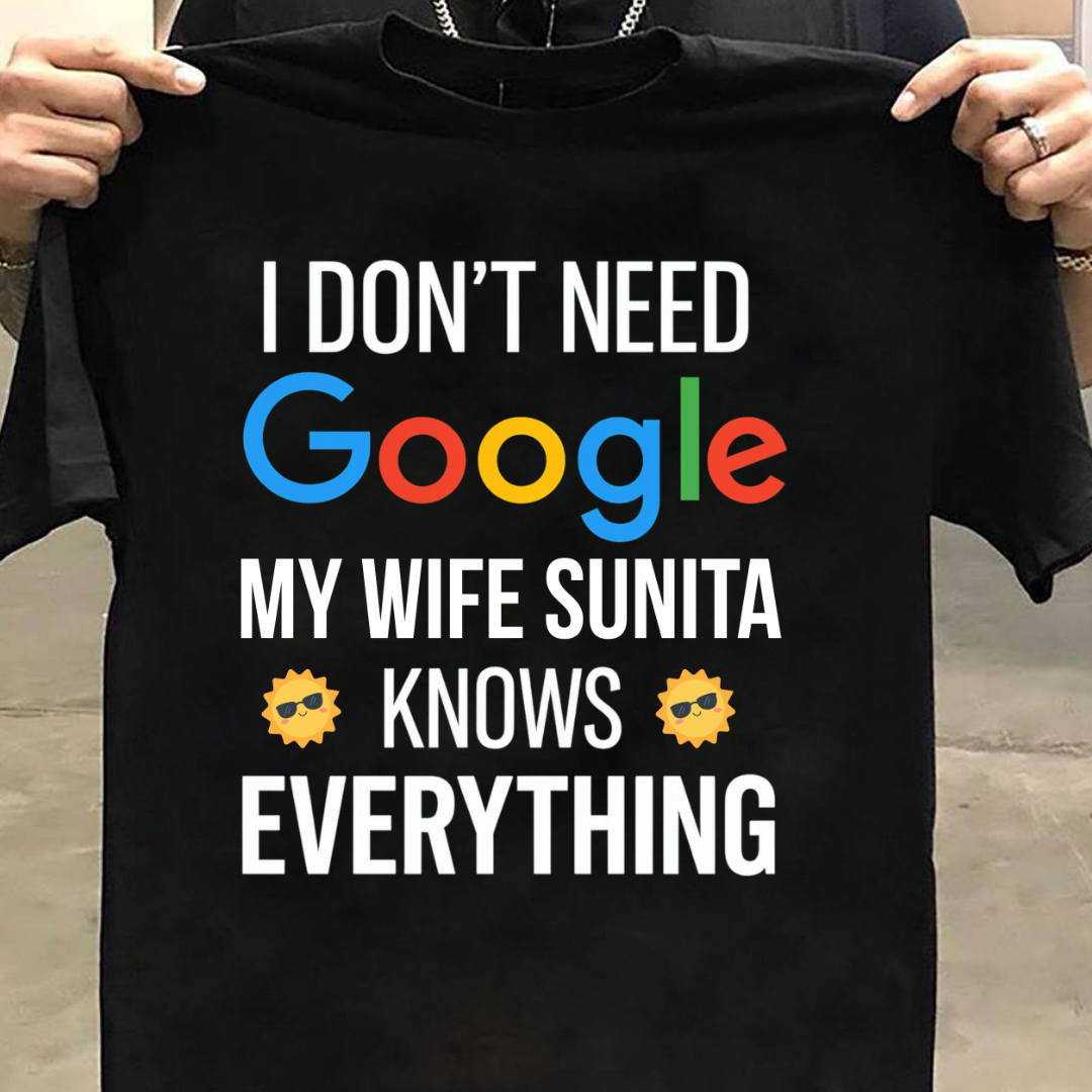 MY WIFE KNOWS CUSTOMIZED TEE